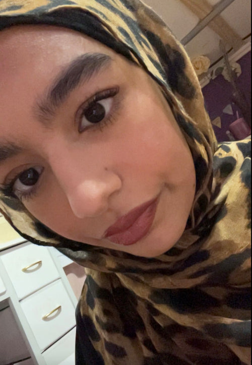 Cheetah Print Modal Hijab Set