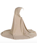 Beige Prayer Hijab