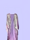 Elegant Purple Shimmery Abaya